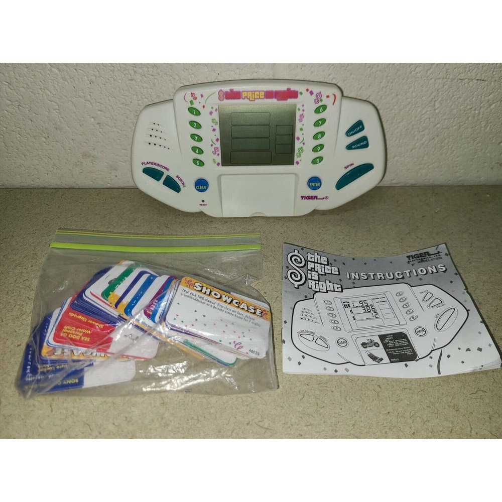 The Price is Right Handheld Game by Tiger - Complete, Tested & Working